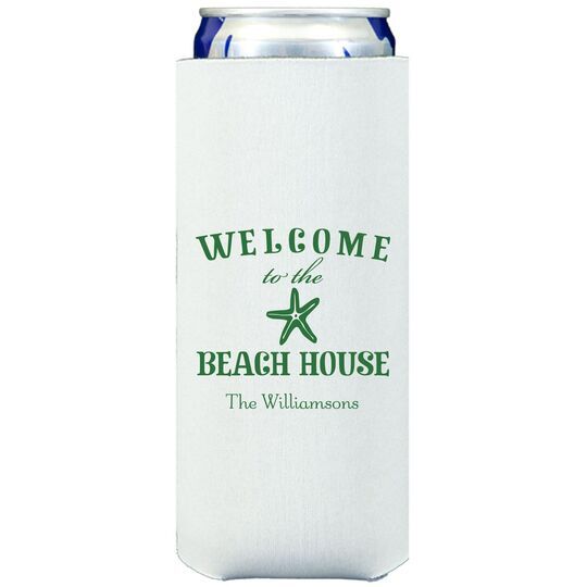 Welcome to the Beach House Collapsible Slim Huggers
